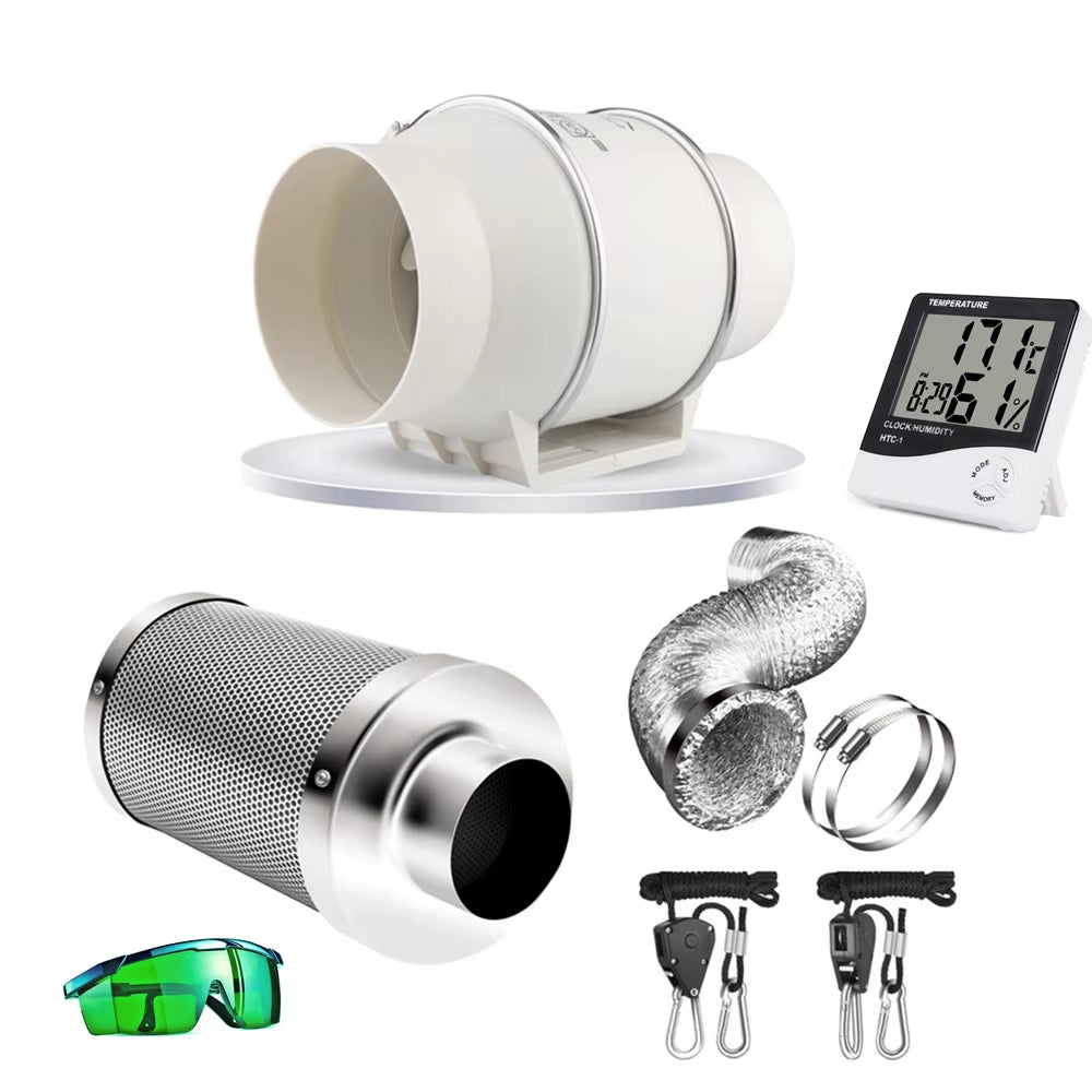 Kit de cultivo interior LED con carpa doble capa 2 en 1 LAITEPAKE