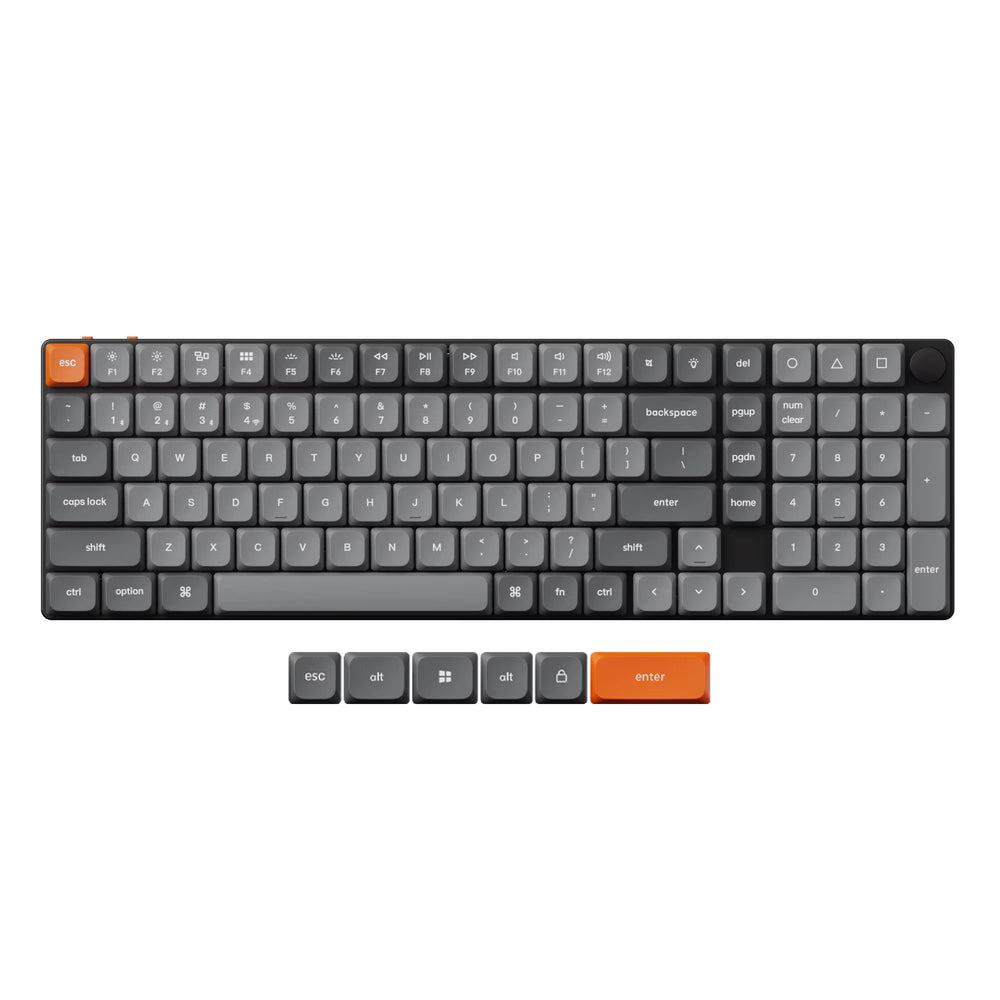 Teclado Mecánico Inalámbrico Gateron K17 Max RGB ANSI