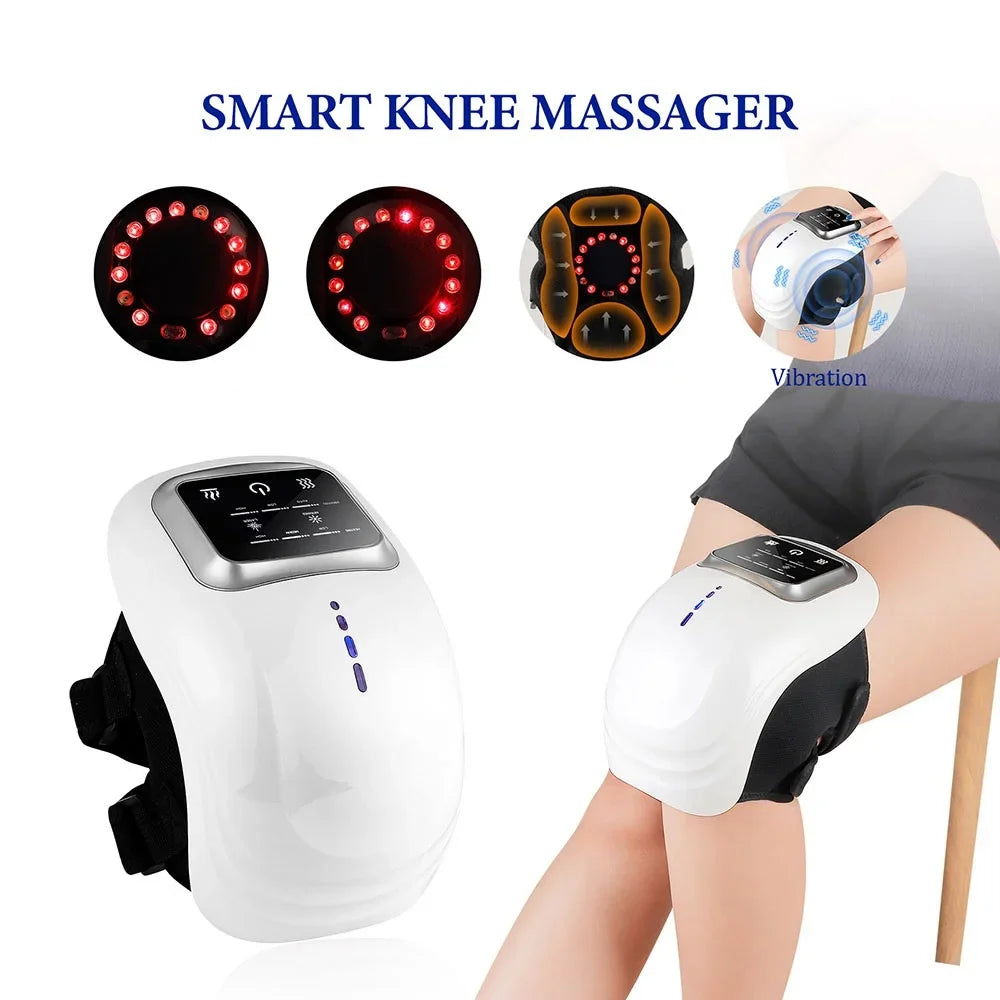 Masajeador inteligente de rodilla con calor y vibración