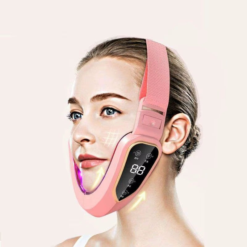 Mascarilla facial reafirmante con vibración EMS y efecto lifting