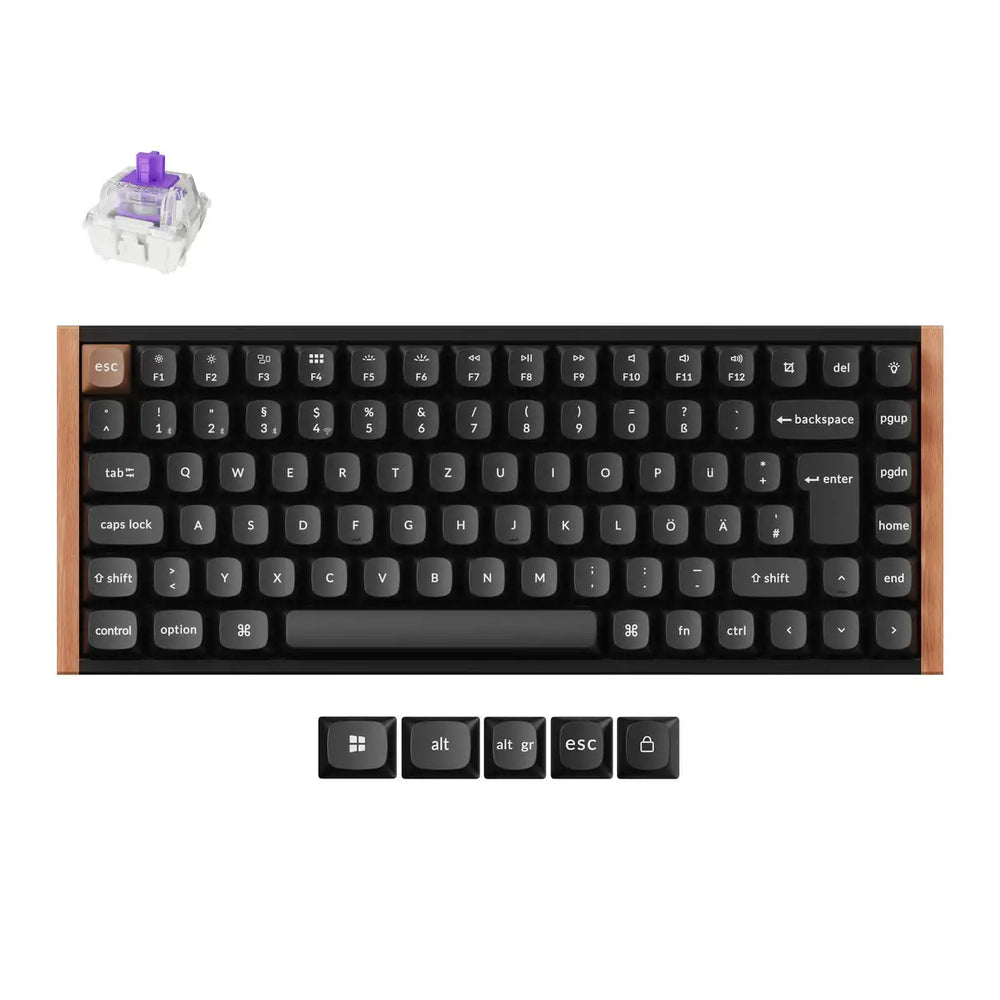 Teclado Mecánico Inalámbrico Gateron K17 Max RGB ANSI
