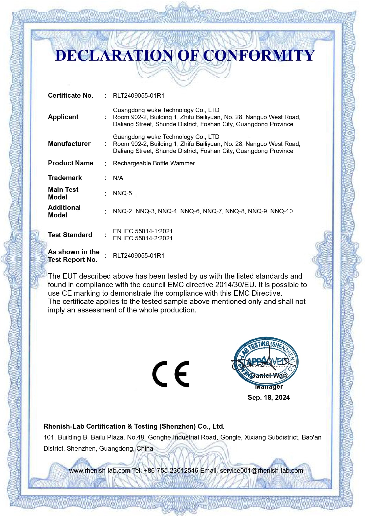 Calentador portátil inalámbrico para biberones USB