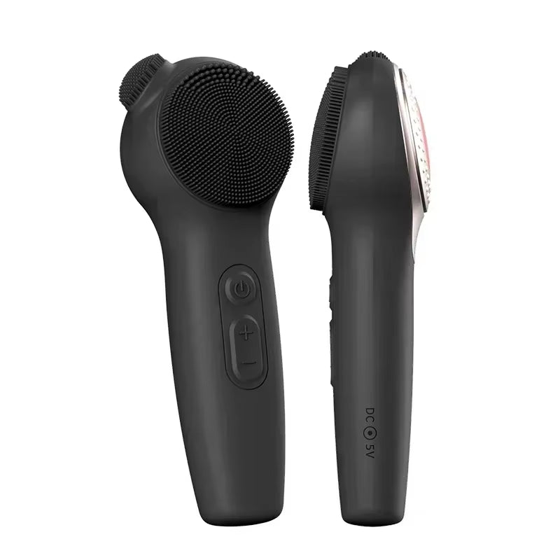 Cepillo facial eléctrico sónico con vibración y carga inalámbrica