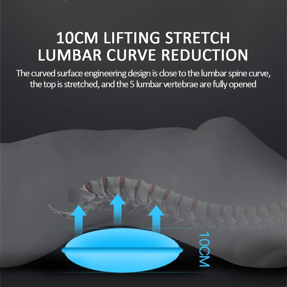 Masajeador lumbar con tracción inteligente y calor
