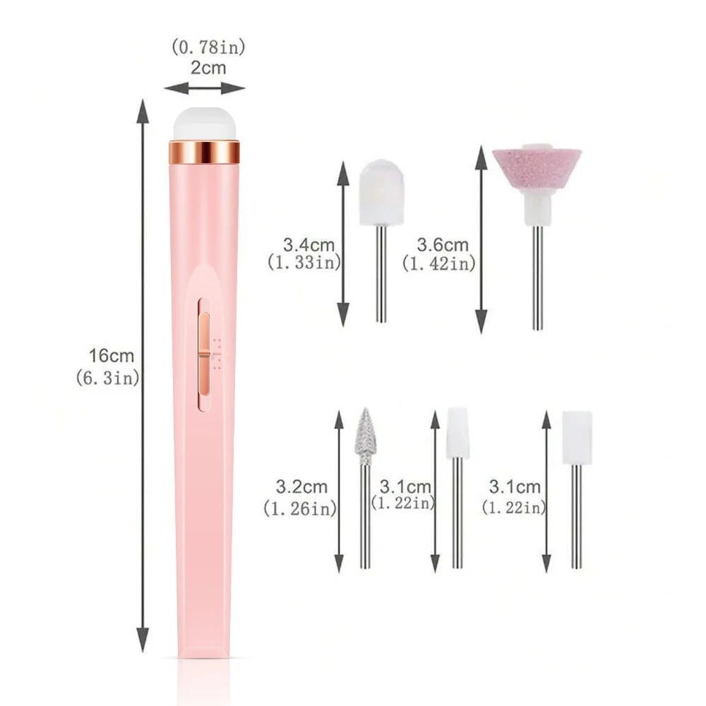 Lima eléctrica profesional manicura y pedicura cuidado corporal