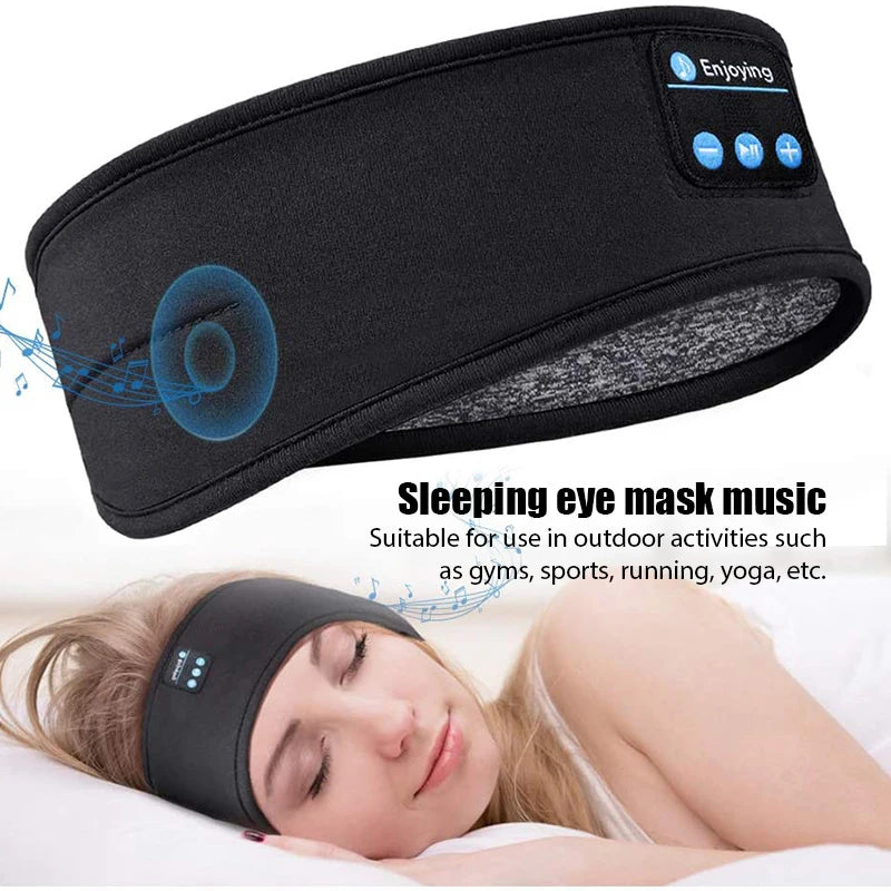Diadema Bluetooth deportiva para dormir con música