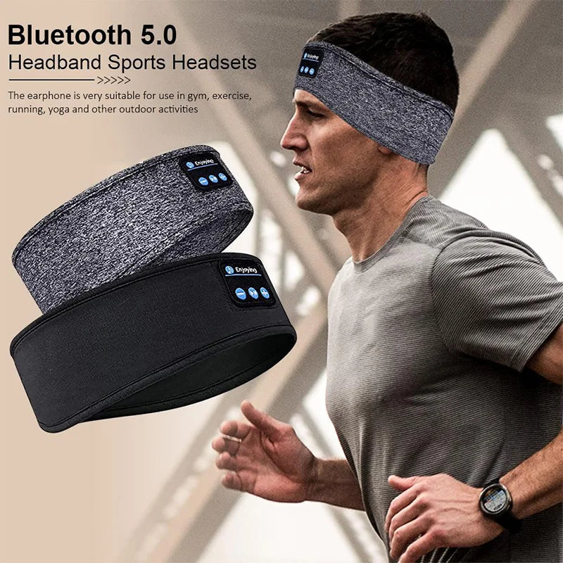 Diadema Bluetooth deportiva para dormir con música