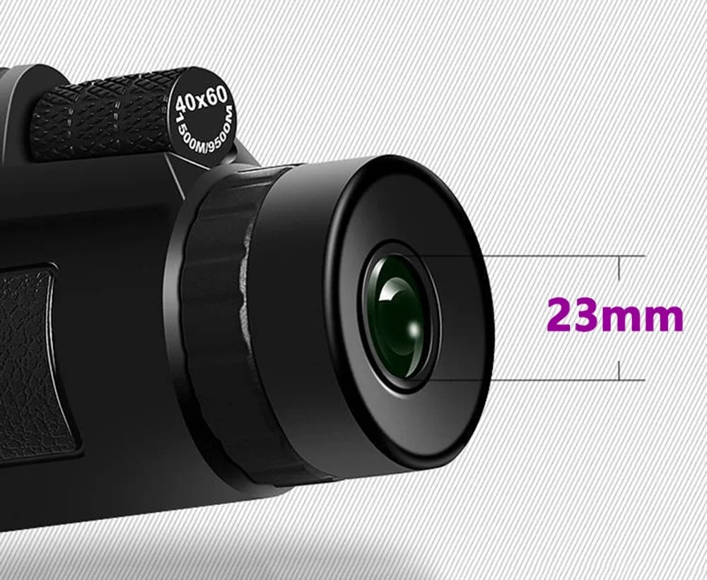 Telescopio Monocular 40x60 con Trípode y Soporte Móvil