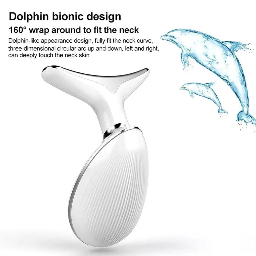 Masajeador térmico EMS para cuello con microcorriente LED