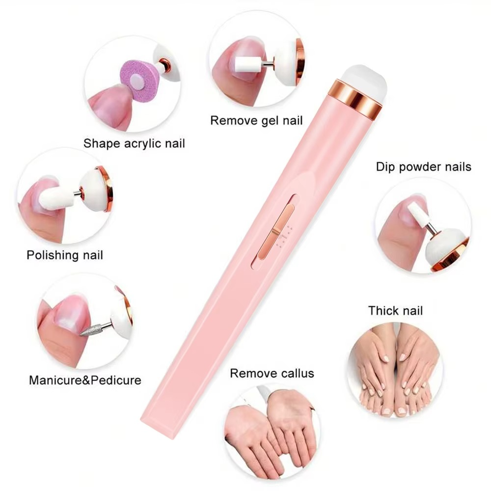 Lima eléctrica profesional manicura y pedicura cuidado corporal