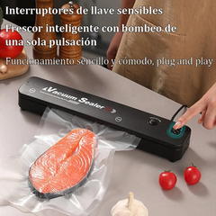 Envasadora al vacío eléctrica para conservación de alimentos