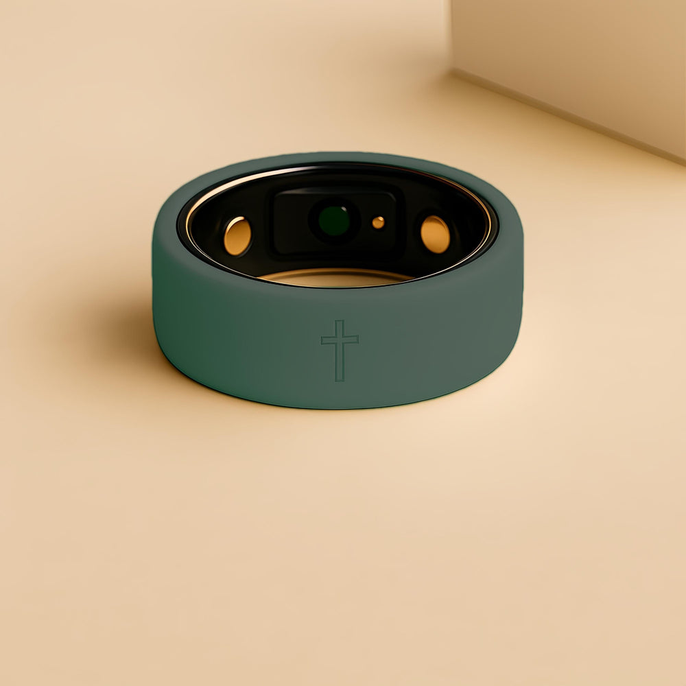 Funda de silicona cruz para Oura Ring / Galaxy Ring