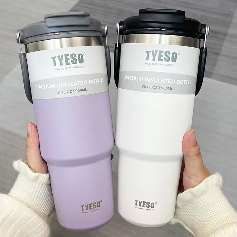 Taza térmica Tyeso de acero inoxidable 600 ml | Termo café y agua