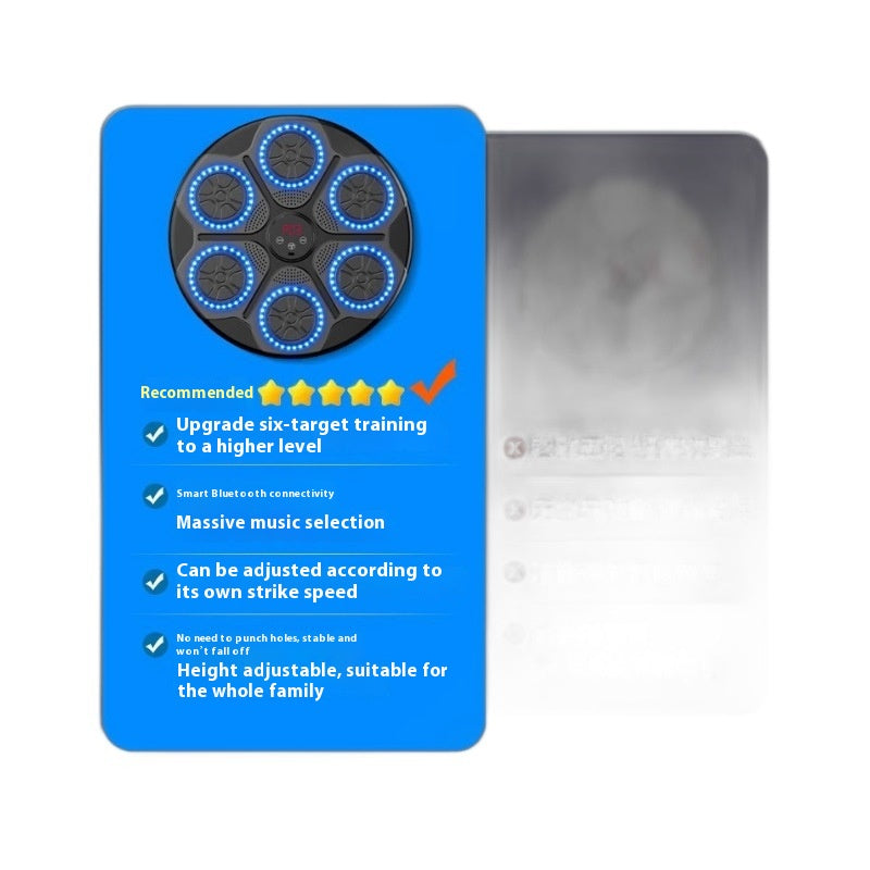 Máquina de Boxeo Musical con Luces RGB y Bluetooth