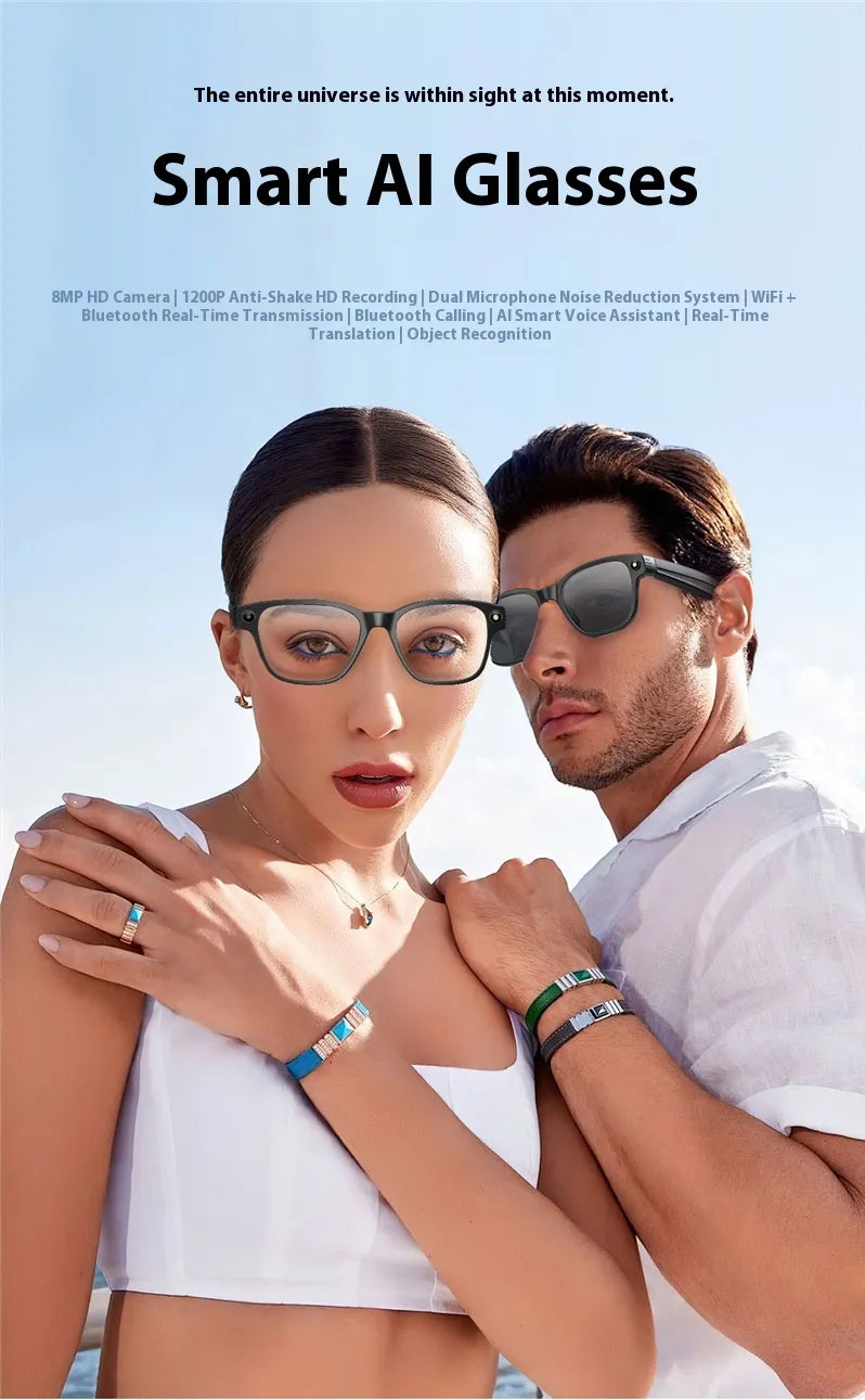 Gafas inteligentes con audio y cámara AI Hyundai L801