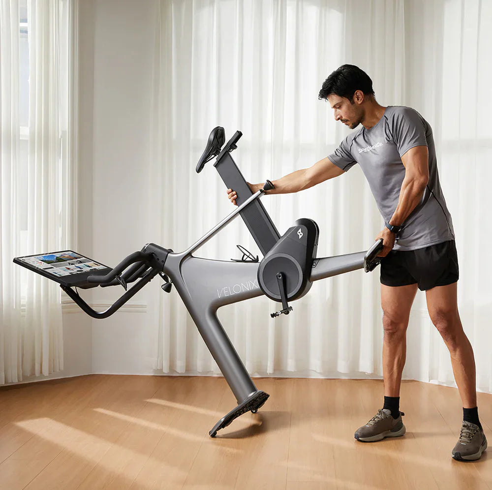 Bicicleta Velonix inteligente con pantalla interactiva