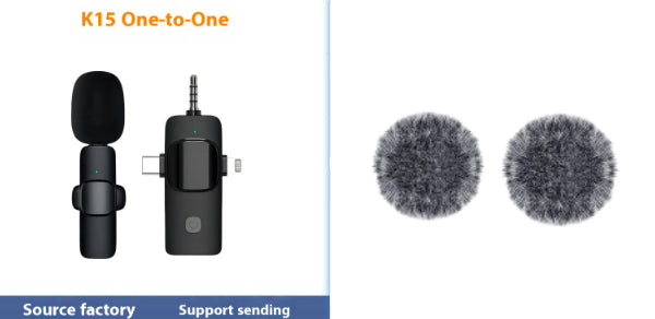 Micrófono inalámbrico 3 en 1 tecnología portátil recargable