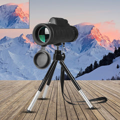 Telescopio Monocular 40x60 con Trípode y Soporte Móvil