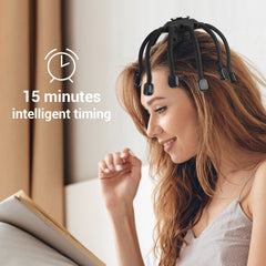 Masajeador de cabeza inteligente Bluetooth con vibración multidimensional
