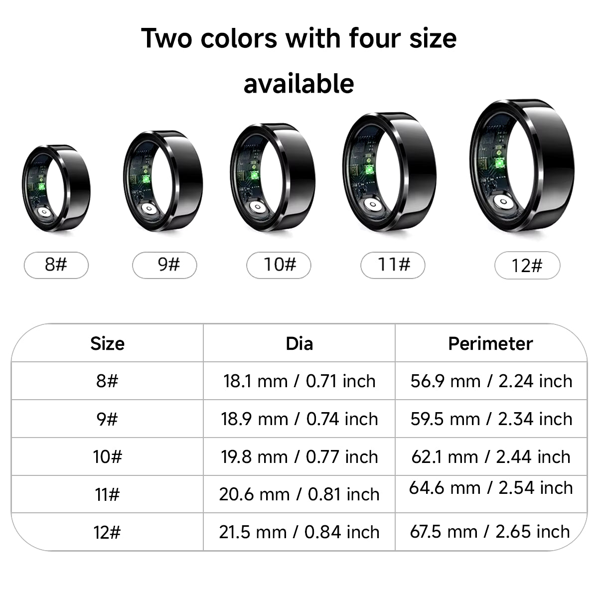 💍 Anillo Inteligente R06 IP68 Monitor de Sueño y Salud