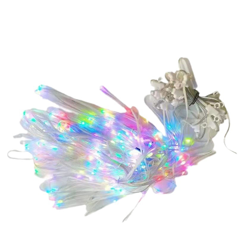 Cortina de Luces LED con Cable Revestido para Navidad