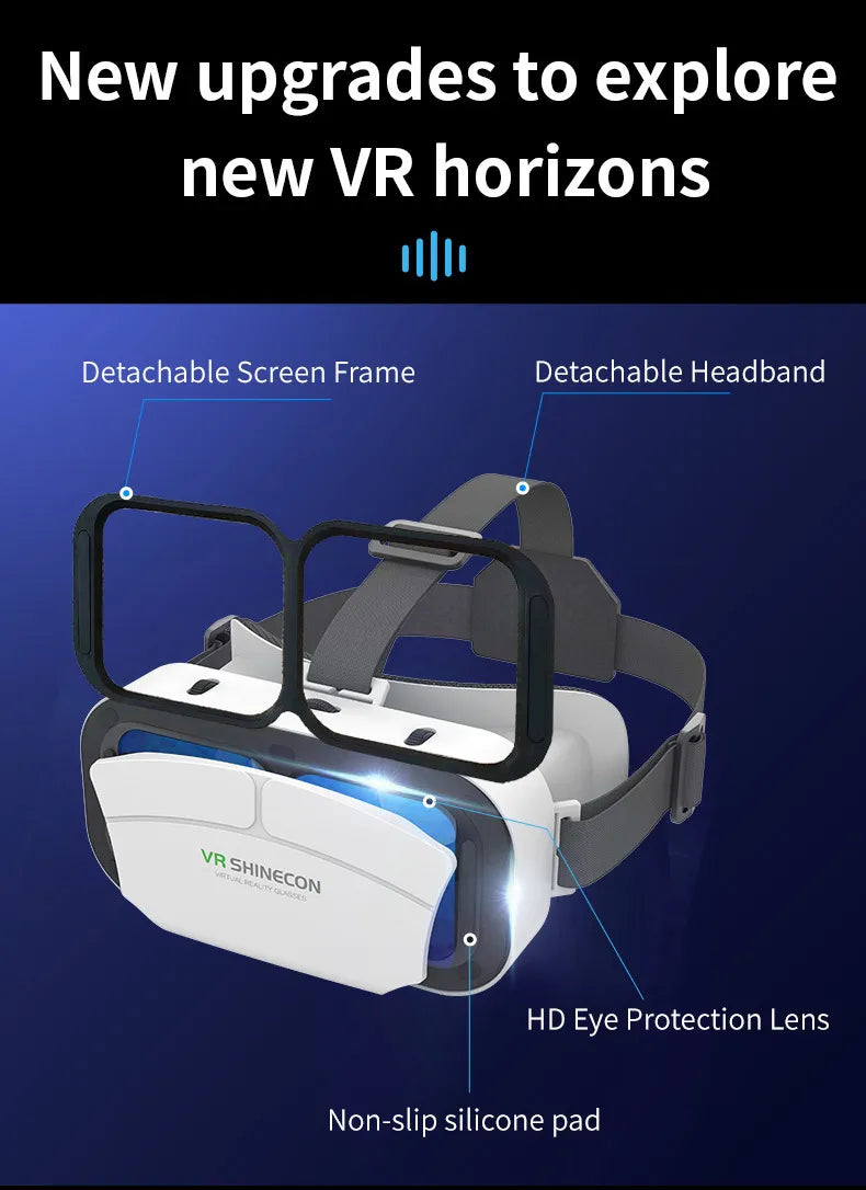 Gafas de Realidad Virtual SHINECON G12 para Smartphone