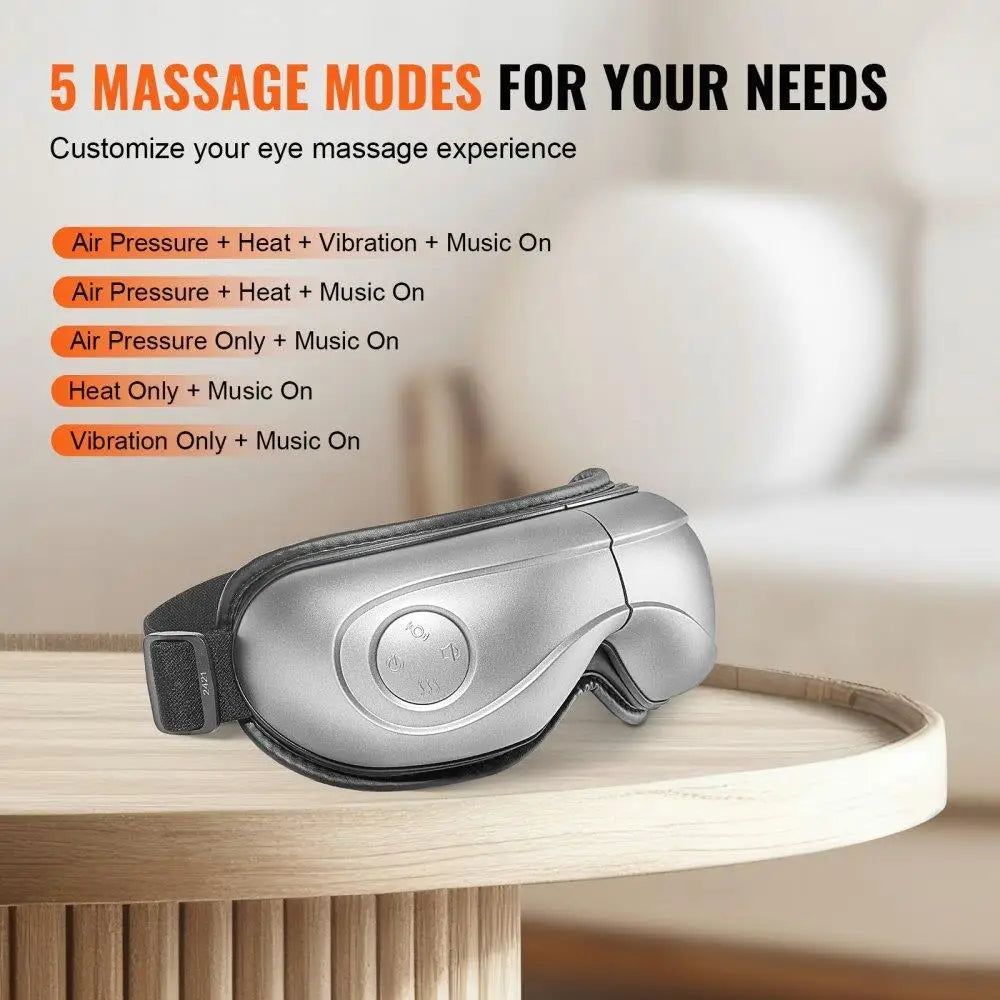 Masajeador Ocular Calefactable 5 Modos con Música 🎧