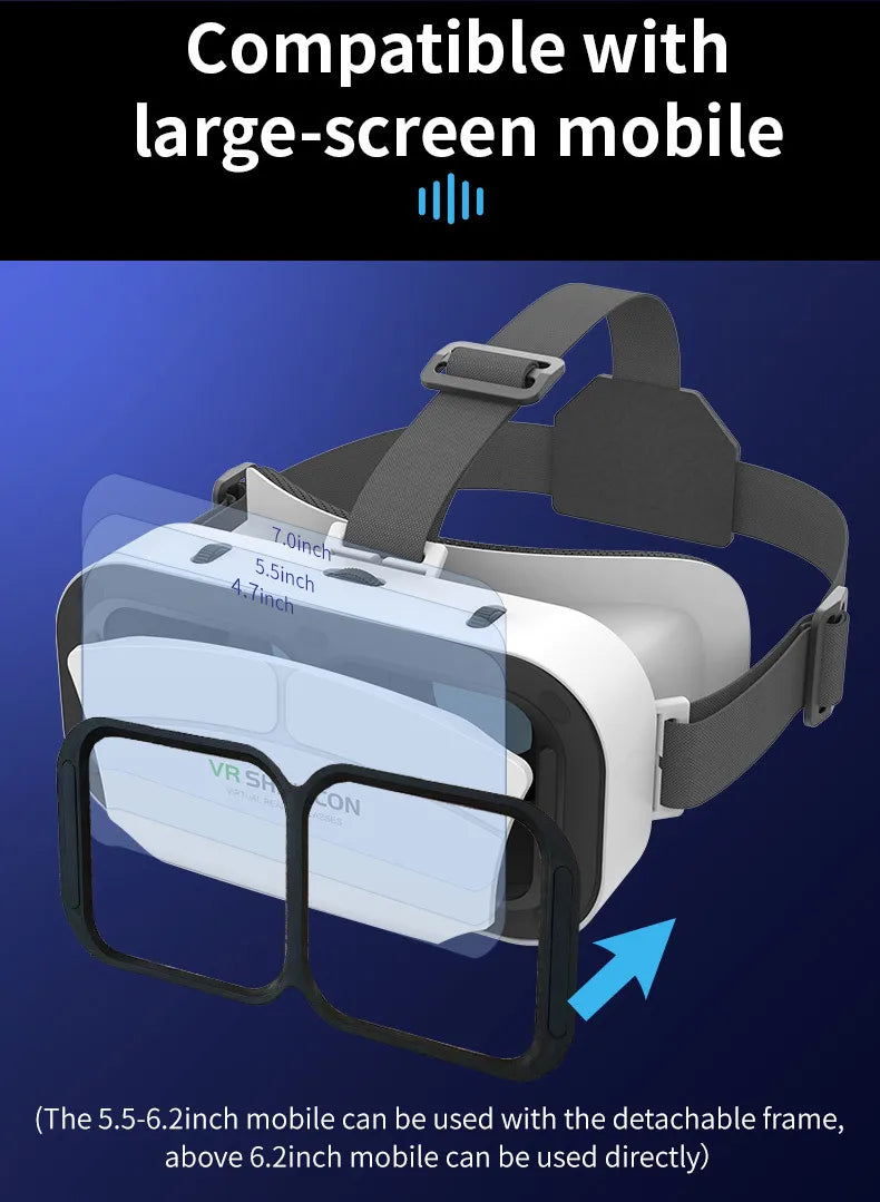 Gafas de Realidad Virtual SHINECON G12 para Smartphone
