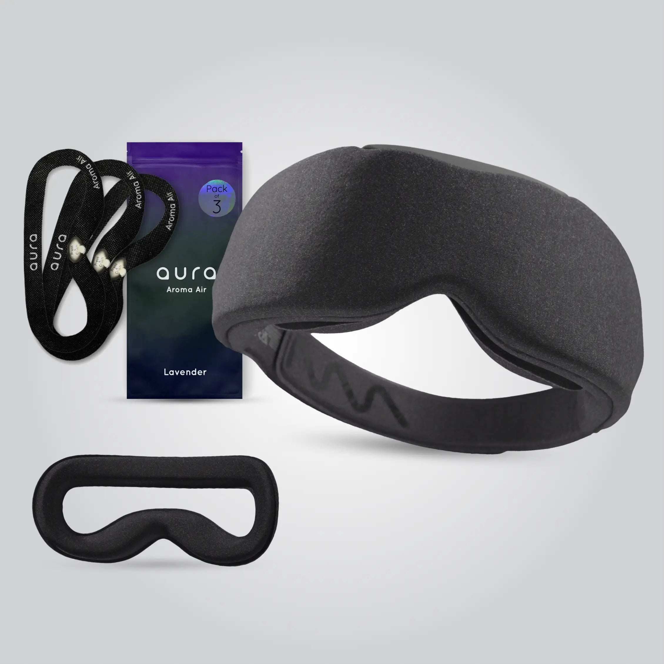 Máscara Inteligente de Sueño Aura con Bluetooth | Kit Premium