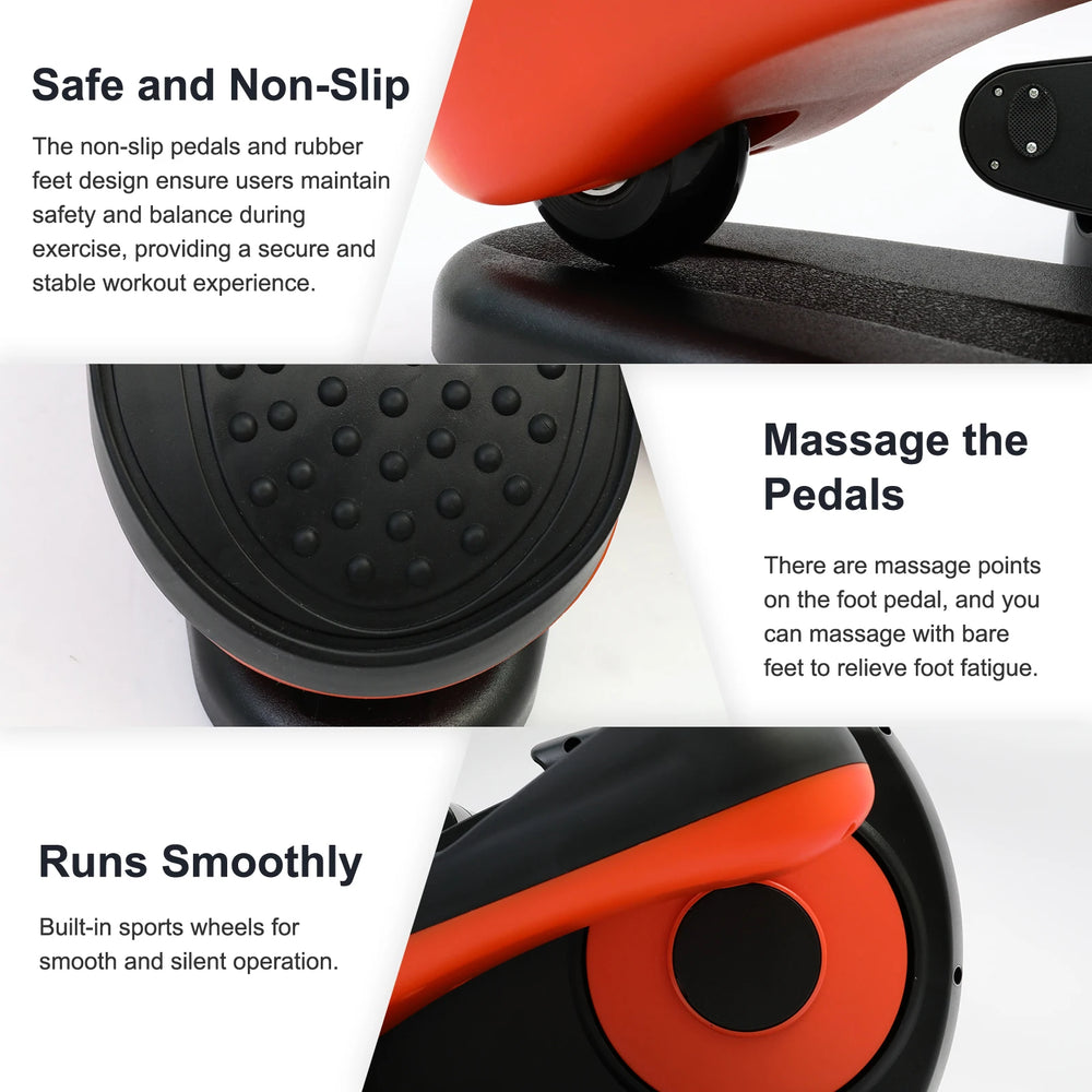 🚴 Mini Elíptica Eléctrica de Escritorio con Pedales y Control Remoto
