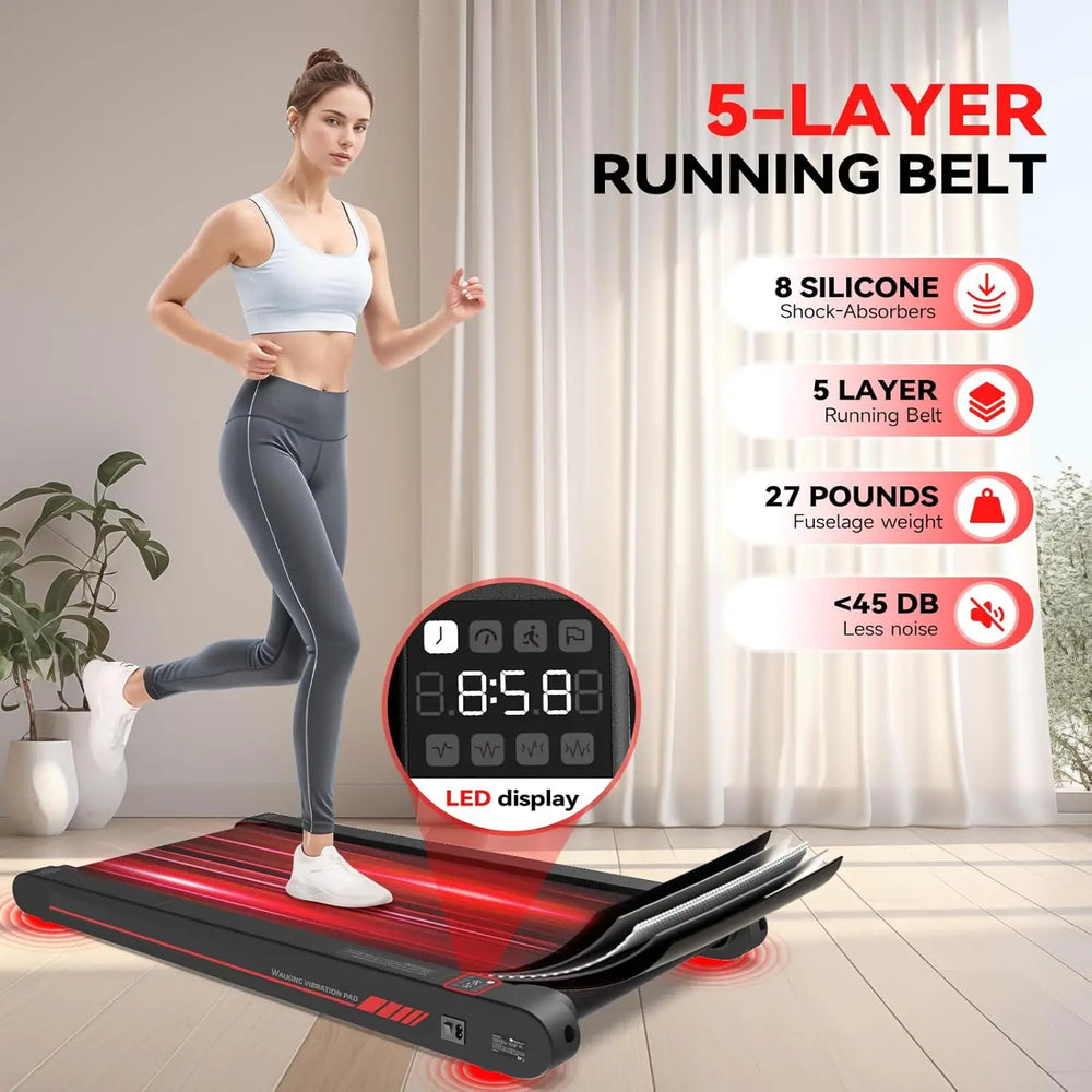 🏃‍♀️ Cinta de Andar 4 en 1 con Plataforma Vibratoria
