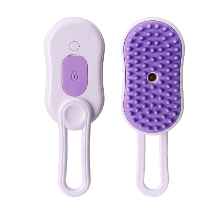 Cepillo eléctrico 3 en 1 con vapor para mascotas