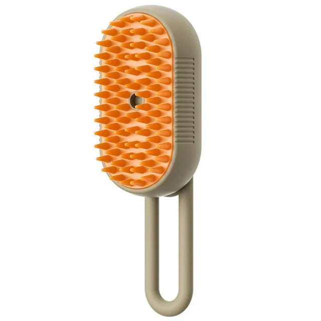 Cepillo eléctrico 3 en 1 con vapor para mascotas