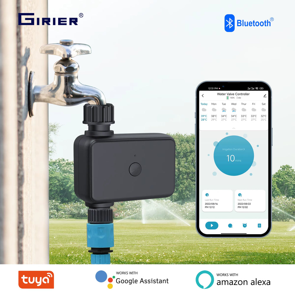 Temporizador inteligente de riego Bluetooth Tuya Smart GIRIER