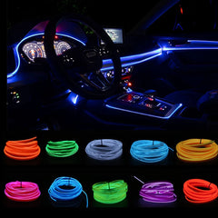 Tira LED Interior para Coche 12V/USB Decorativa