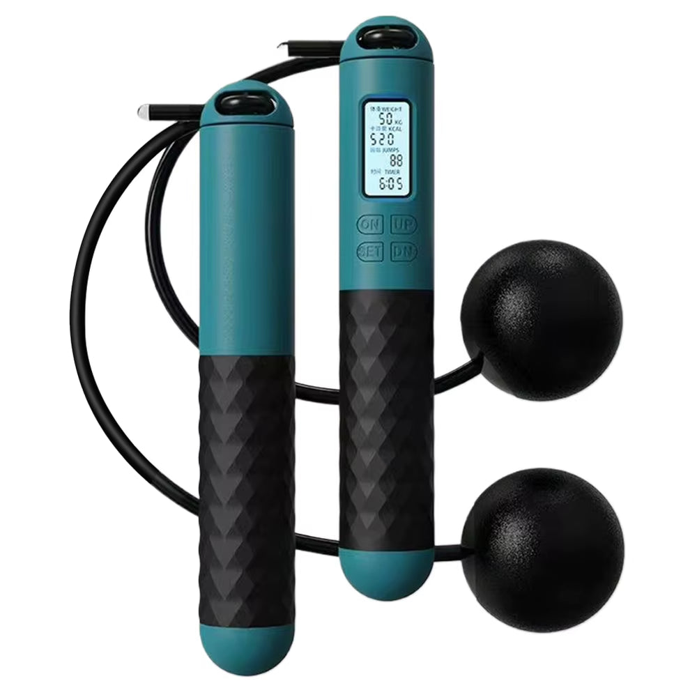 🔥 Soga de Saltar Inteligente con Bolas y Contador Digital