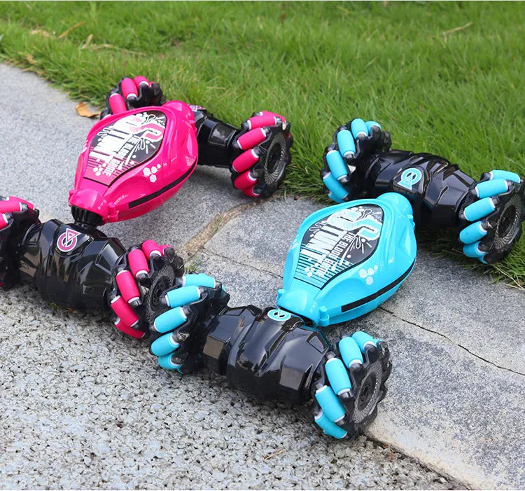 Coche RC acrobático 4WD con control por gestos y LED