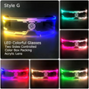 Gafas LED Cyberpunk para Fiestas y Navidad Futurista