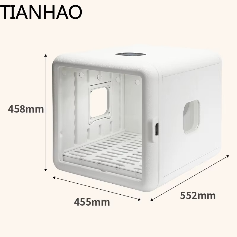 Secador Automático para Gatos con Cabina Silenciosa 2000W