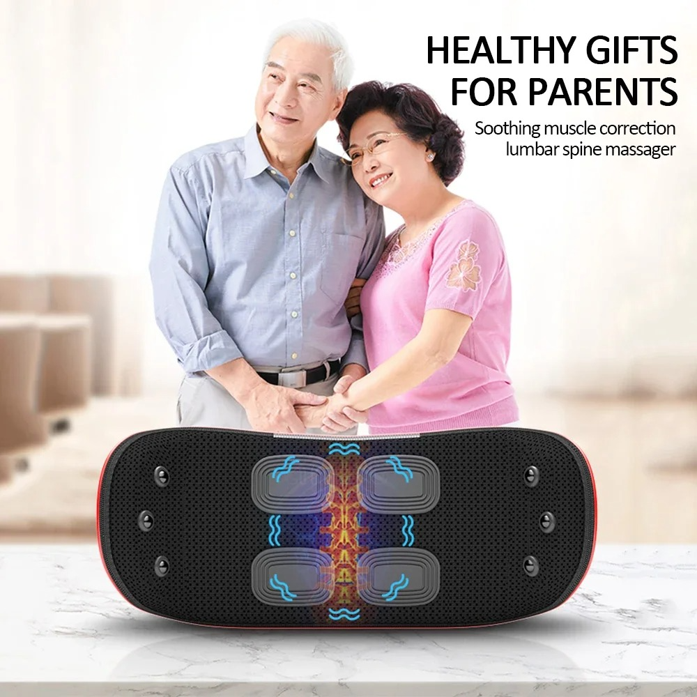 Curvature lumbar massager
