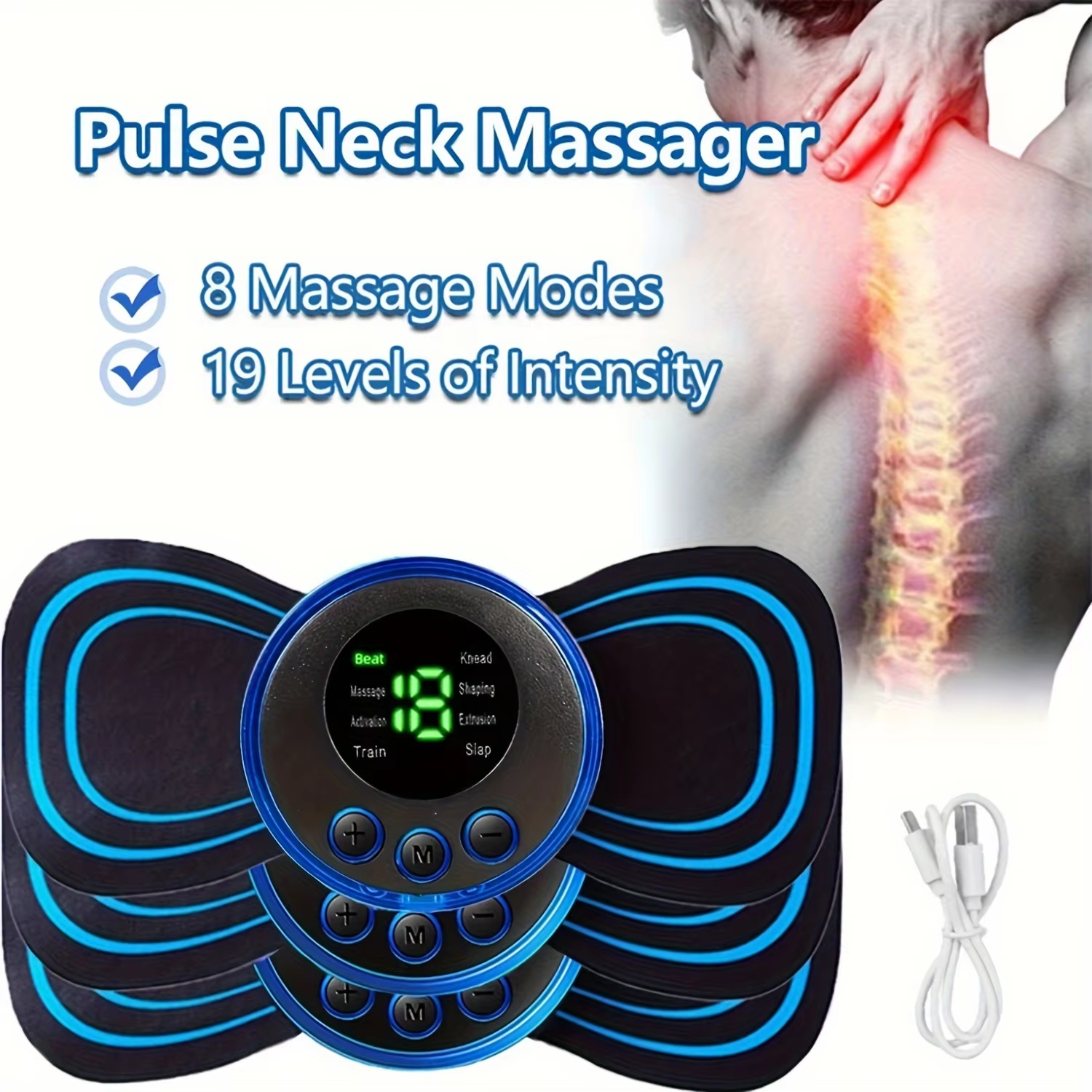 Portable relaxation massager for travel and gym