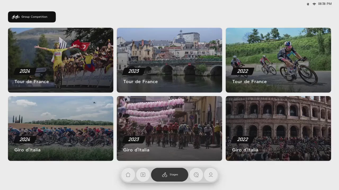 Bicicleta Velonix inteligente con pantalla interactiva