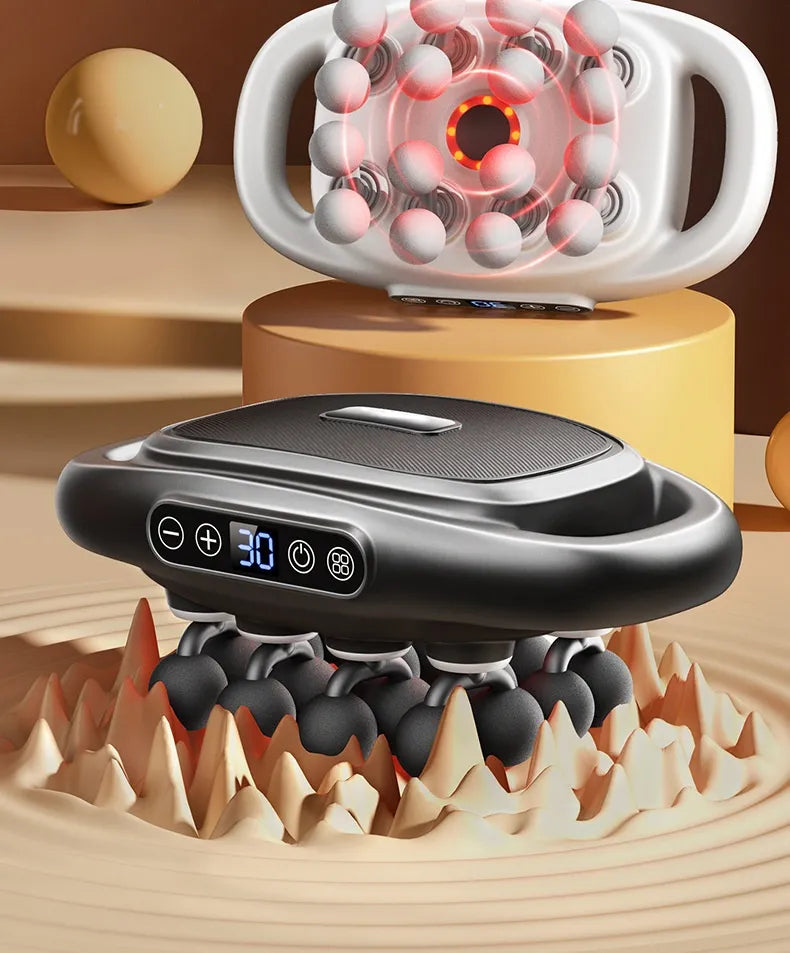 Masajeador muscular eléctrico multi-cabezal de tejido profundo